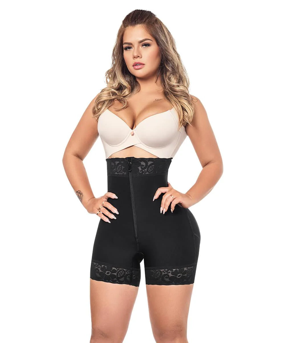 Black butt lifter short girdle - 0071